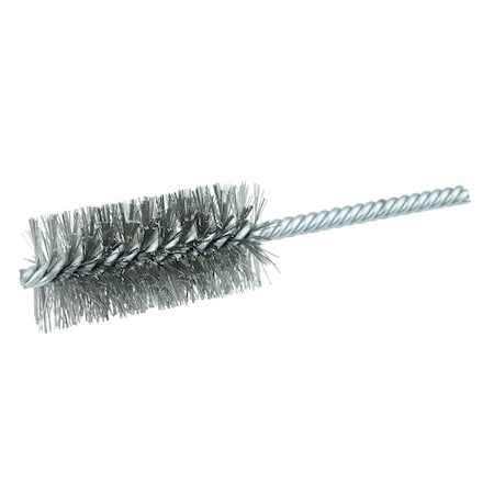 Weiler 1-1/4" Power Tube Brush, .0104" Wire Fill, 2-1/2" Brush Length 21236